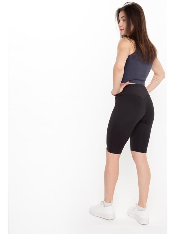 Велосипедки женские, цвет чёрный, размер 48