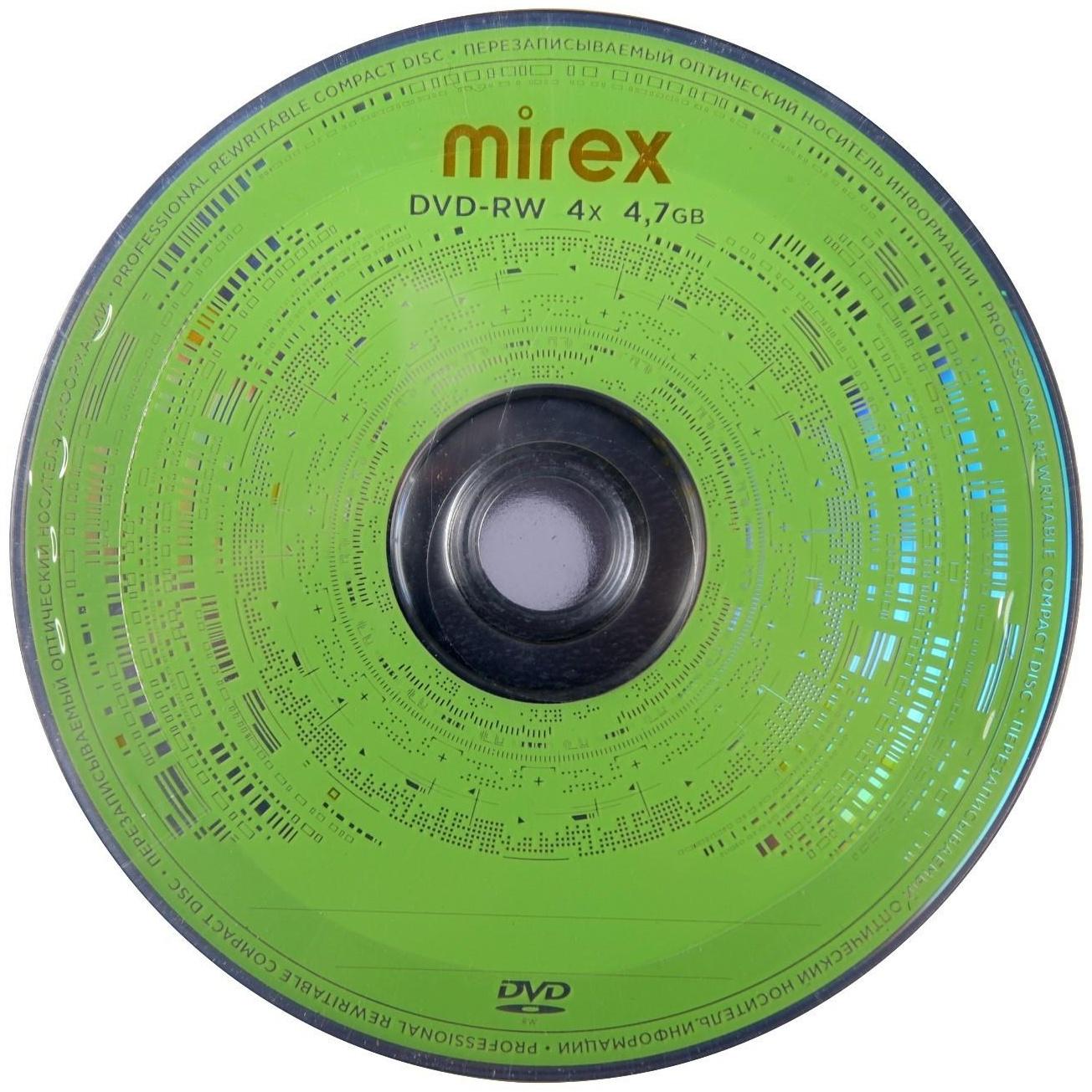Диск DVD-RW Mirex Brand 50, 4х, 4.7 Гб, 1 шт