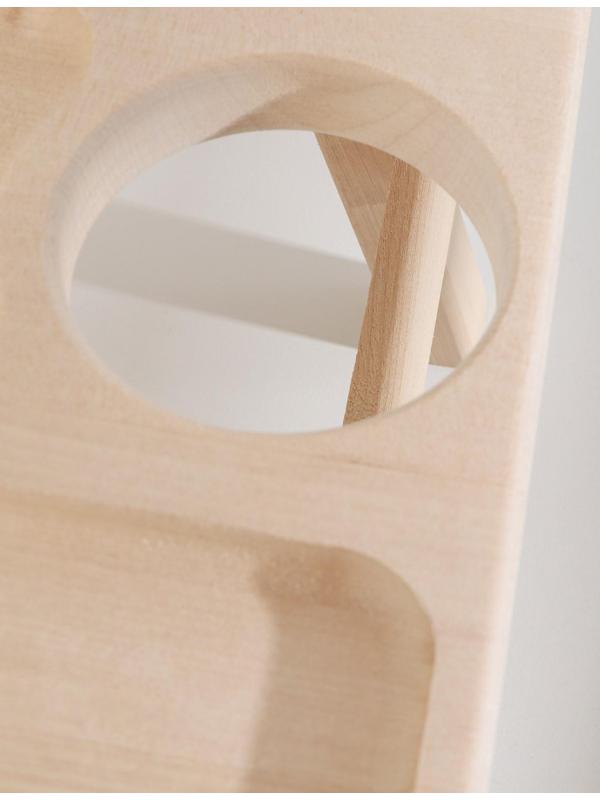 Столик - поднос для пива с менажницей и складными ножками 