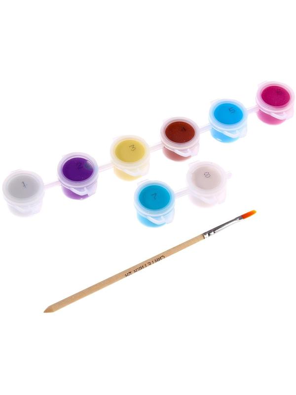 Картина по номерам «Девочка с хвостиком», 20х30 см