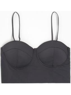 Топ женский цвет серый, размер 42-44