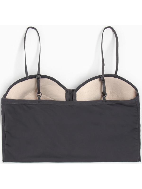 Топ женский цвет серый, размер 42-44