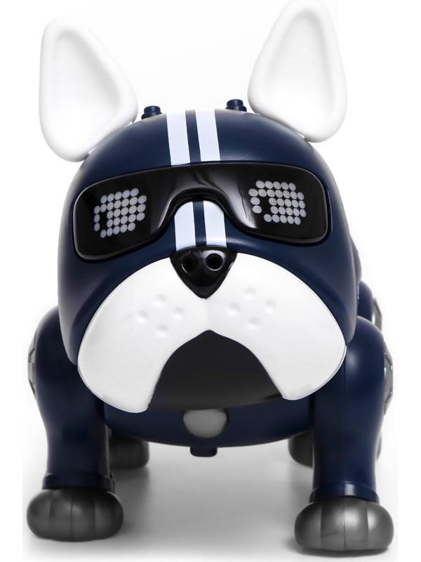 Собака-робот «Дюк», звук, свет, ходит, цвет синий