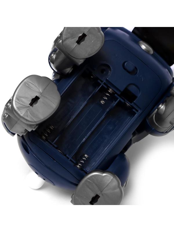 Собака-робот «Дюк», звук, свет, ходит, цвет синий