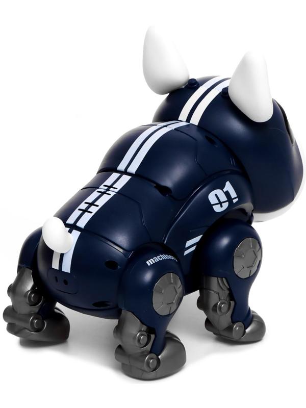 Собака-робот «Дюк», звук, свет, ходит, цвет синий