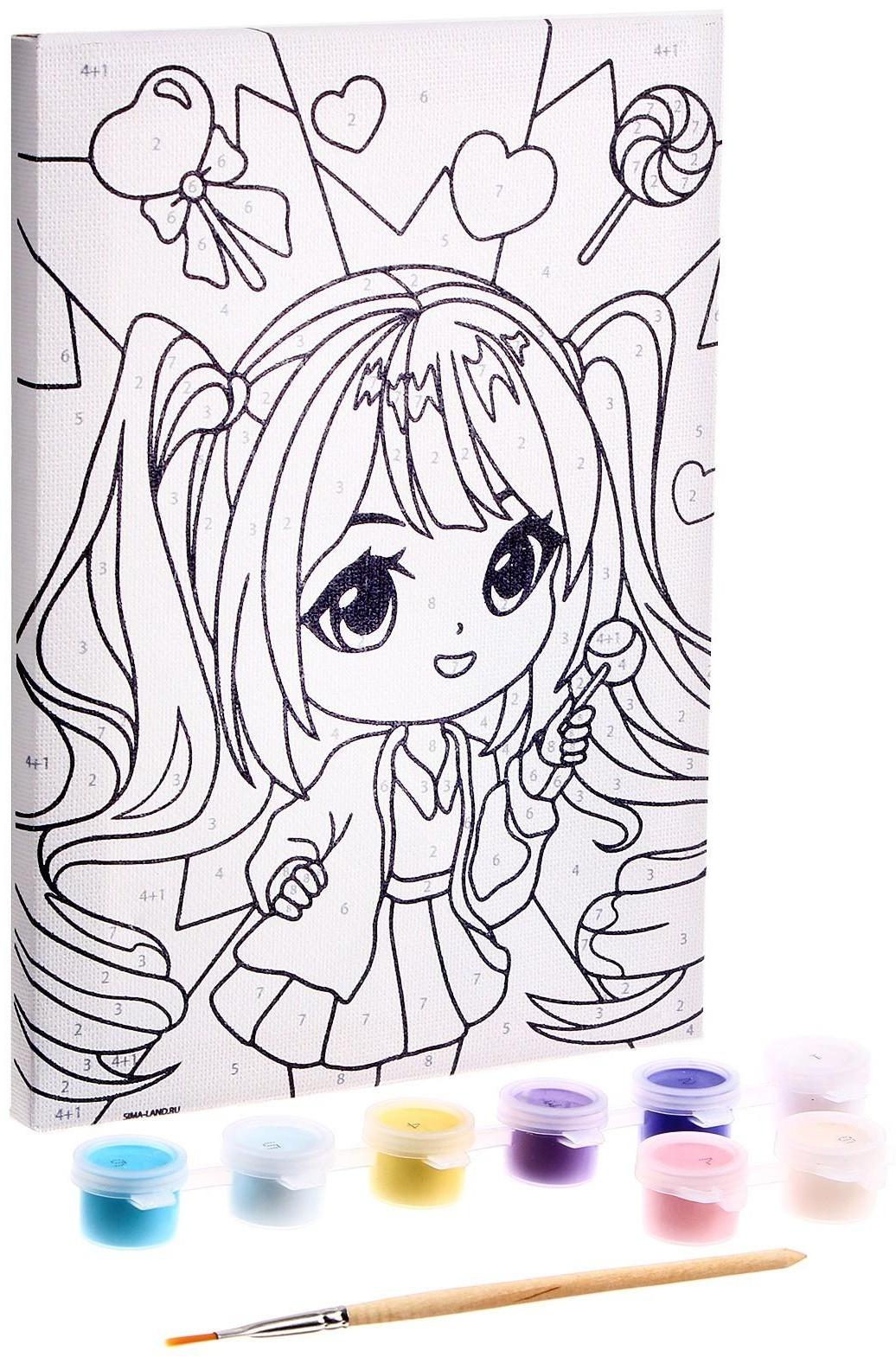 Картина по номерам «Сладкое настроение», 21х15 см