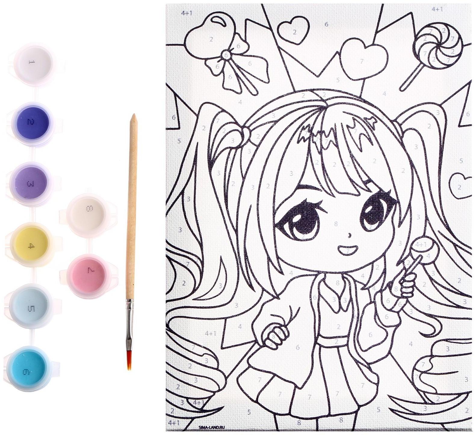 Картина по номерам «Сладкое настроение», 21х15 см