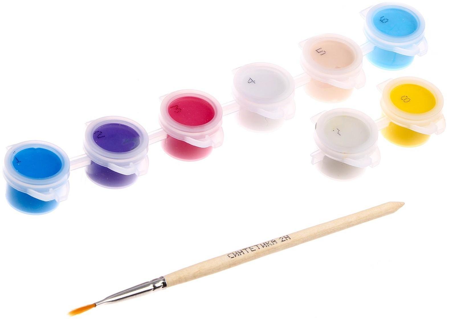 Картина по номерам «Мармеладное настроение», 15х15 см