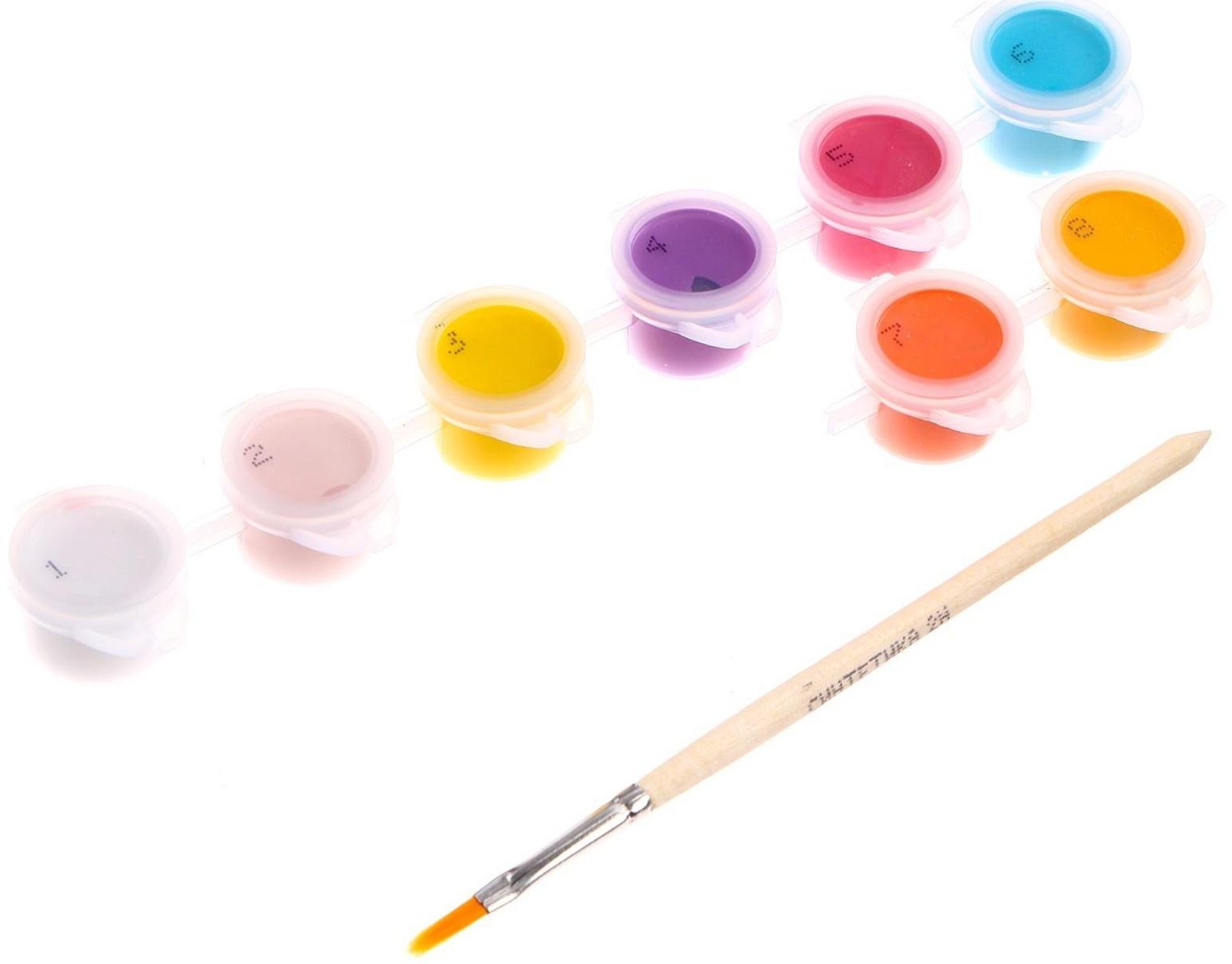 Картина по номерам «Летнее счастье», 15х15 см