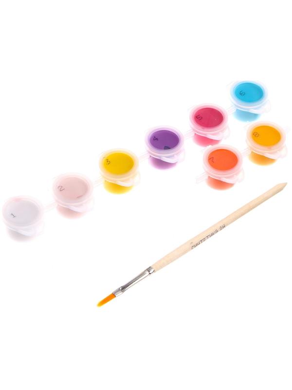 Картина по номерам «Летнее счастье», 15х15 см