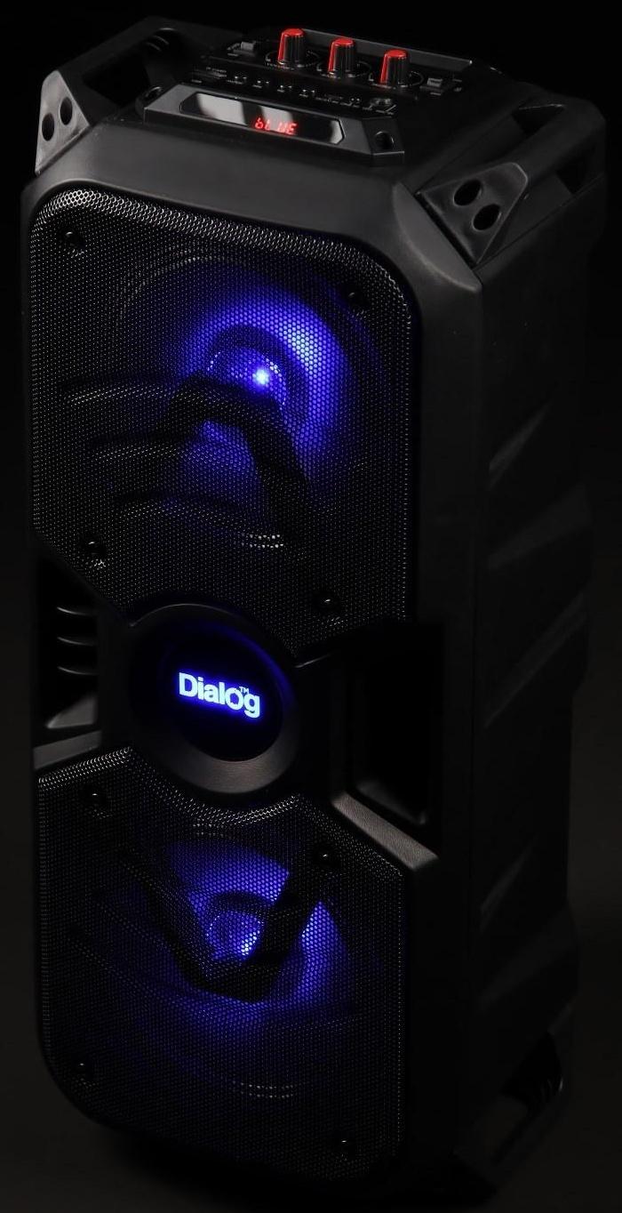 Портативная караоке система Dialog Oscar AO-11, 26 Вт, FM, AUX, USB, BT, микрофон, 3600 мАч