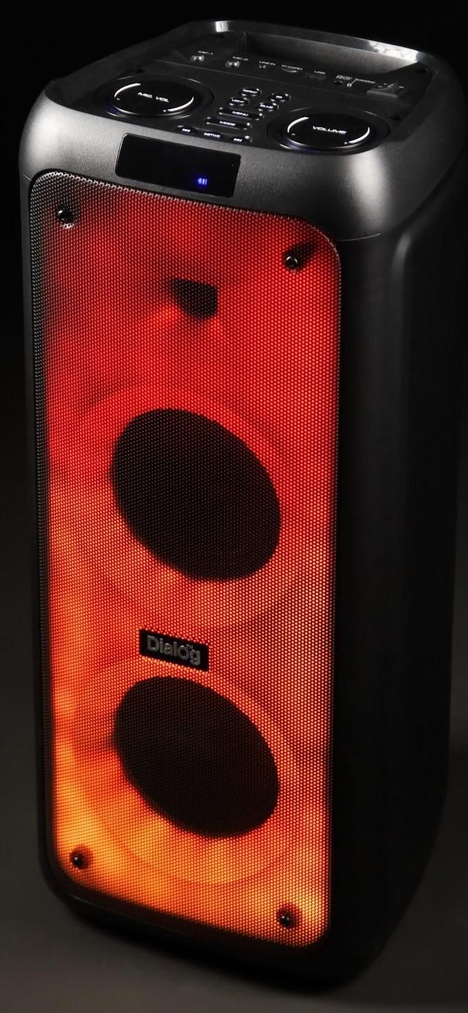 Портативная караоке система Dialog Oscar AO-200 ,45Вт, FM, AUX, USB, BT, беспр.микр,3600 мАч