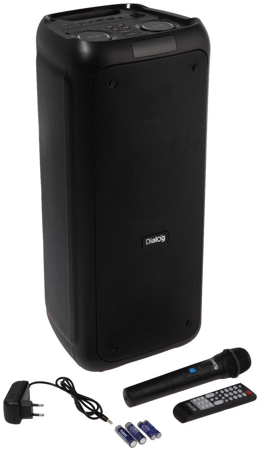 Портативная караоке система Dialog Oscar AO-200 ,45Вт, FM, AUX, USB, BT, беспр.микр,3600 мАч