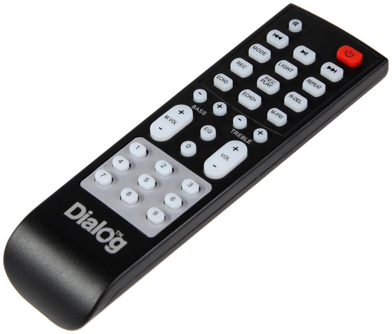 Портативная караоке система Dialog Oscar AO-200 ,45Вт, FM, AUX, USB, BT, беспр.микр,3600 мАч