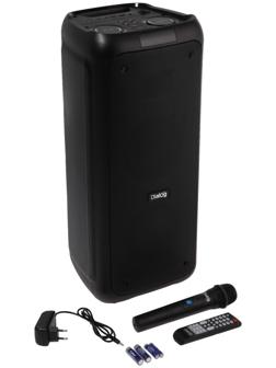Портативная караоке система Dialog Oscar AO-200 ,45Вт, FM, AUX, USB, BT, беспр.микр,3600 мАч