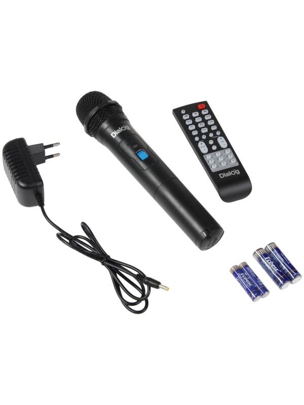 Портативная караоке система Dialog Oscar AO-200 ,45Вт, FM, AUX, USB, BT, беспр.микр,3600 мАч