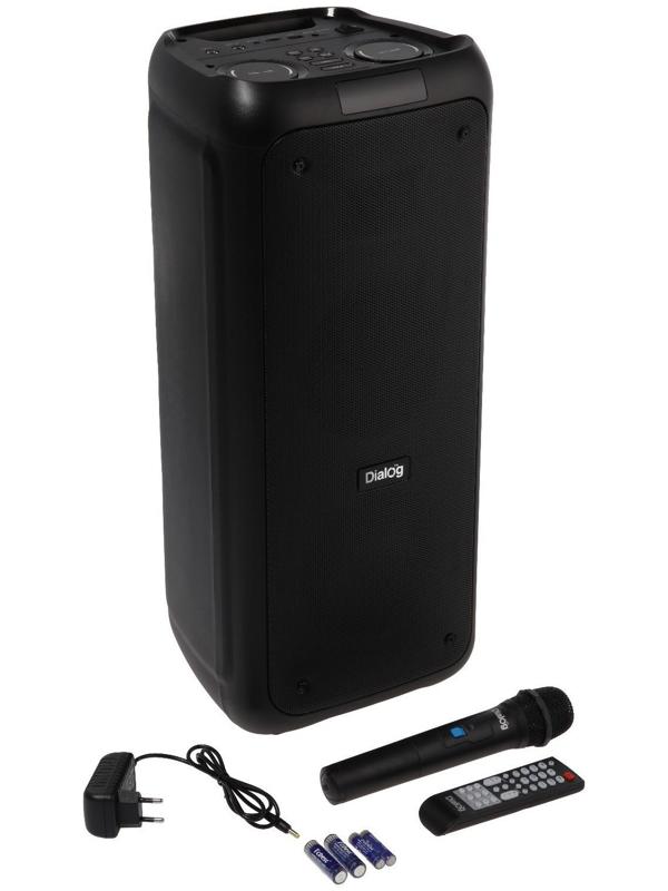 Портативная караоке система Dialog Oscar AO-200 ,45Вт, FM, AUX, USB, BT, беспр.микр,3600 мАч