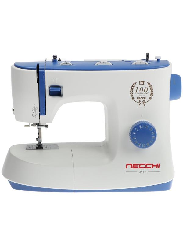 Швейная машина Швейная машина Necchi 2437, 70 Вт, 37 операций, полуавтомат, белая