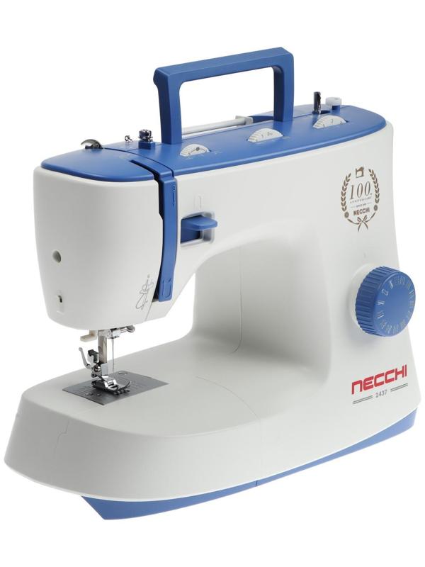 Швейная машина Швейная машина Necchi 2437, 70 Вт, 37 операций, полуавтомат, белая