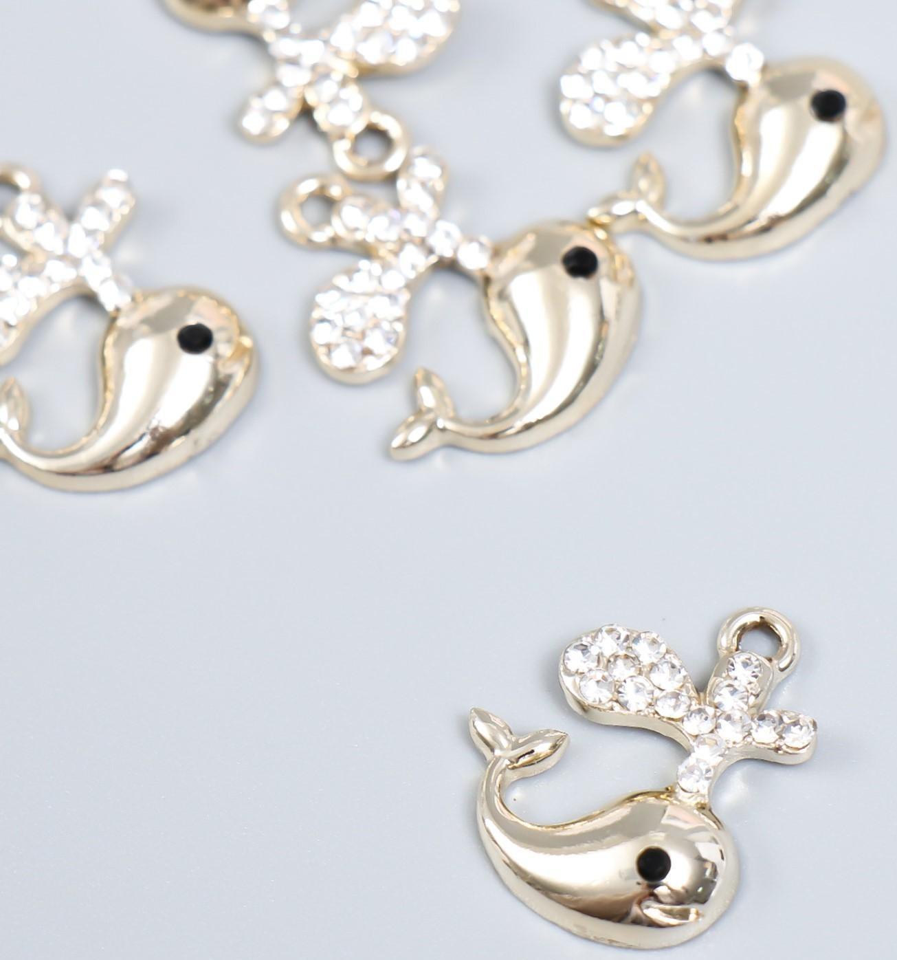 Декор для творчества металл, стразы 