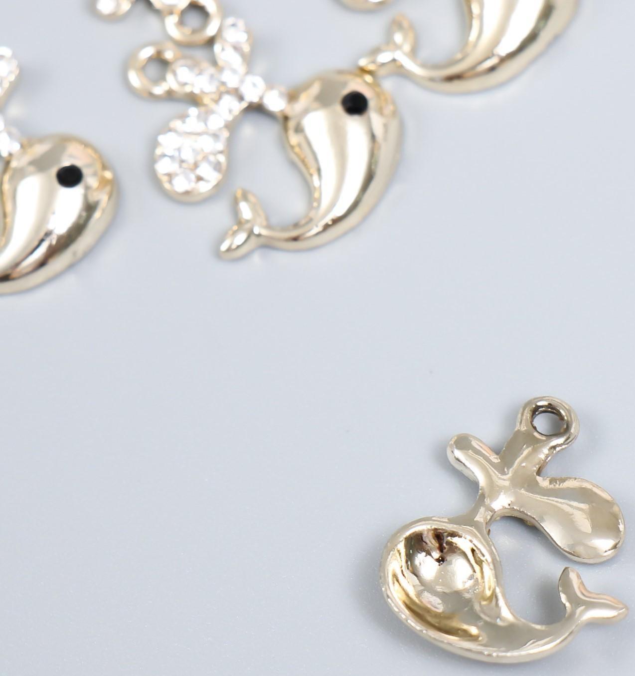 Декор для творчества металл, стразы 