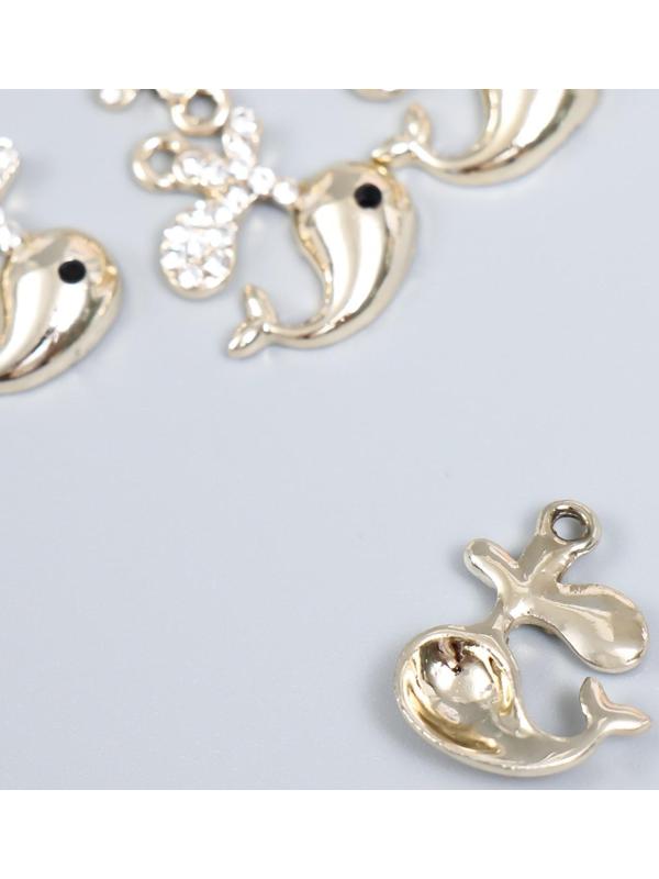 Декор для творчества металл, стразы 