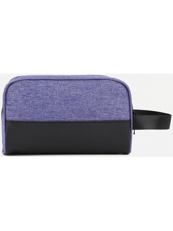 Косметичка на молнии, цвет фиолетовый