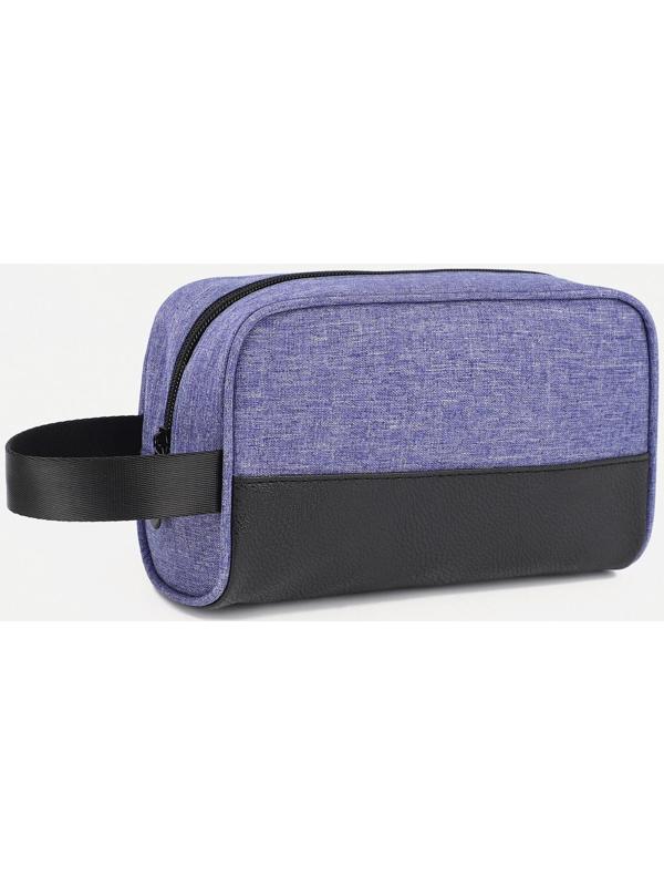 Косметичка на молнии, цвет фиолетовый