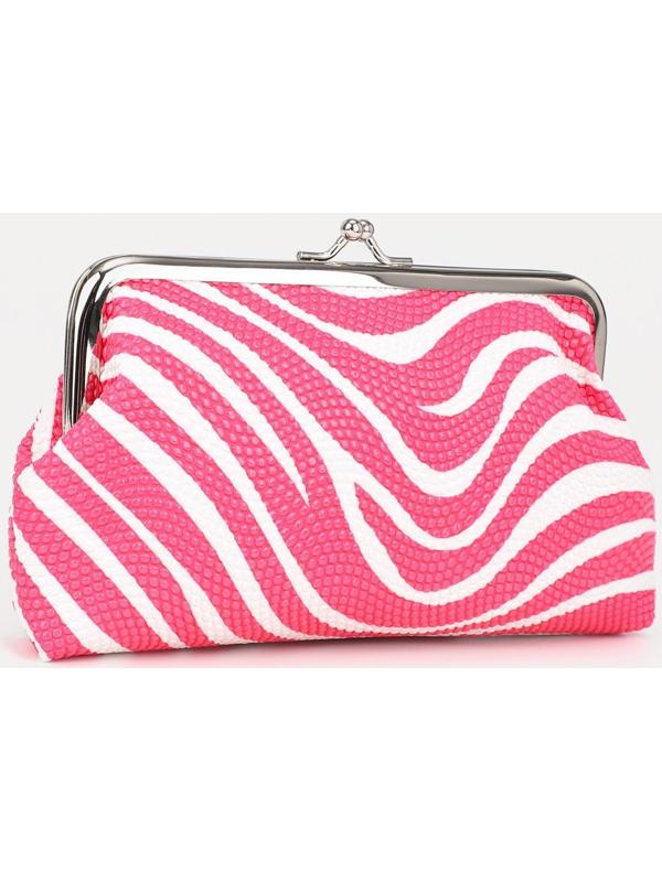 Косметичка на фермуаре, цвет розовый