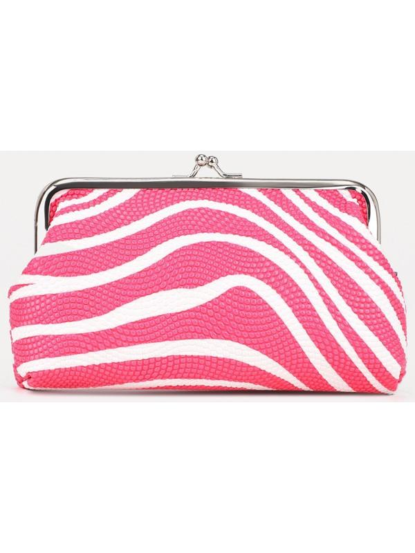 Косметичка на фермуаре, цвет розовый