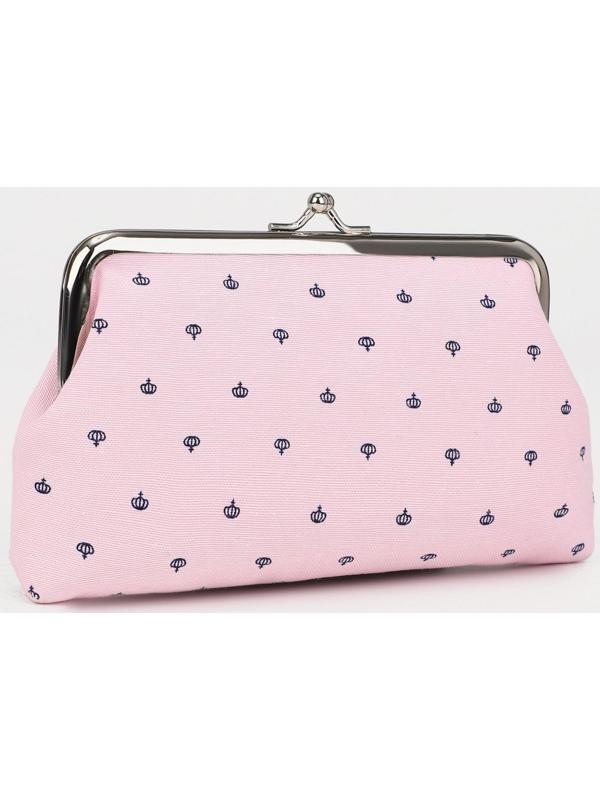 Косметичка на фермуаре, цвет розовый