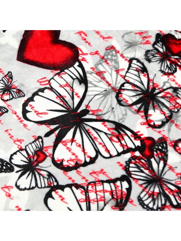 Плед Аделис Нектар 180х200см, велсофт 280г/м, полиэстер 100%