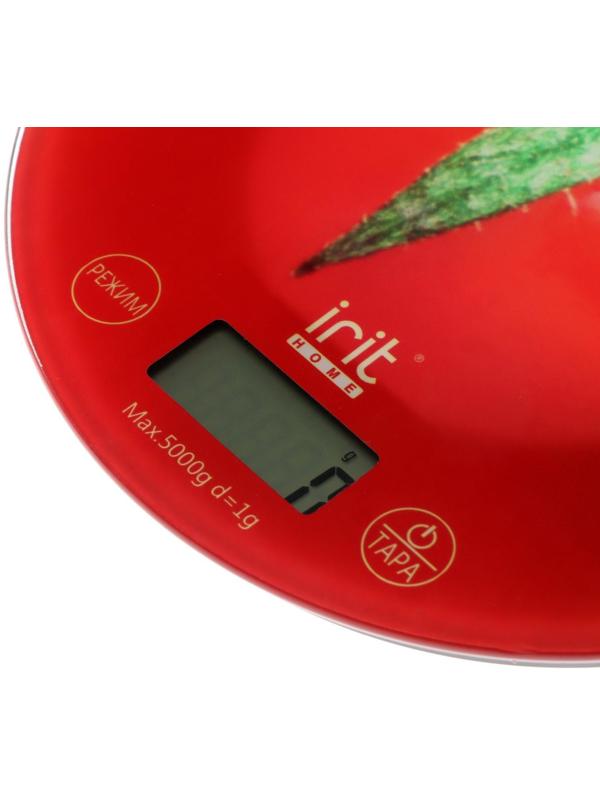 Весы кухонные Irit IR-7238, электронные, до 5 кг, рисунок 