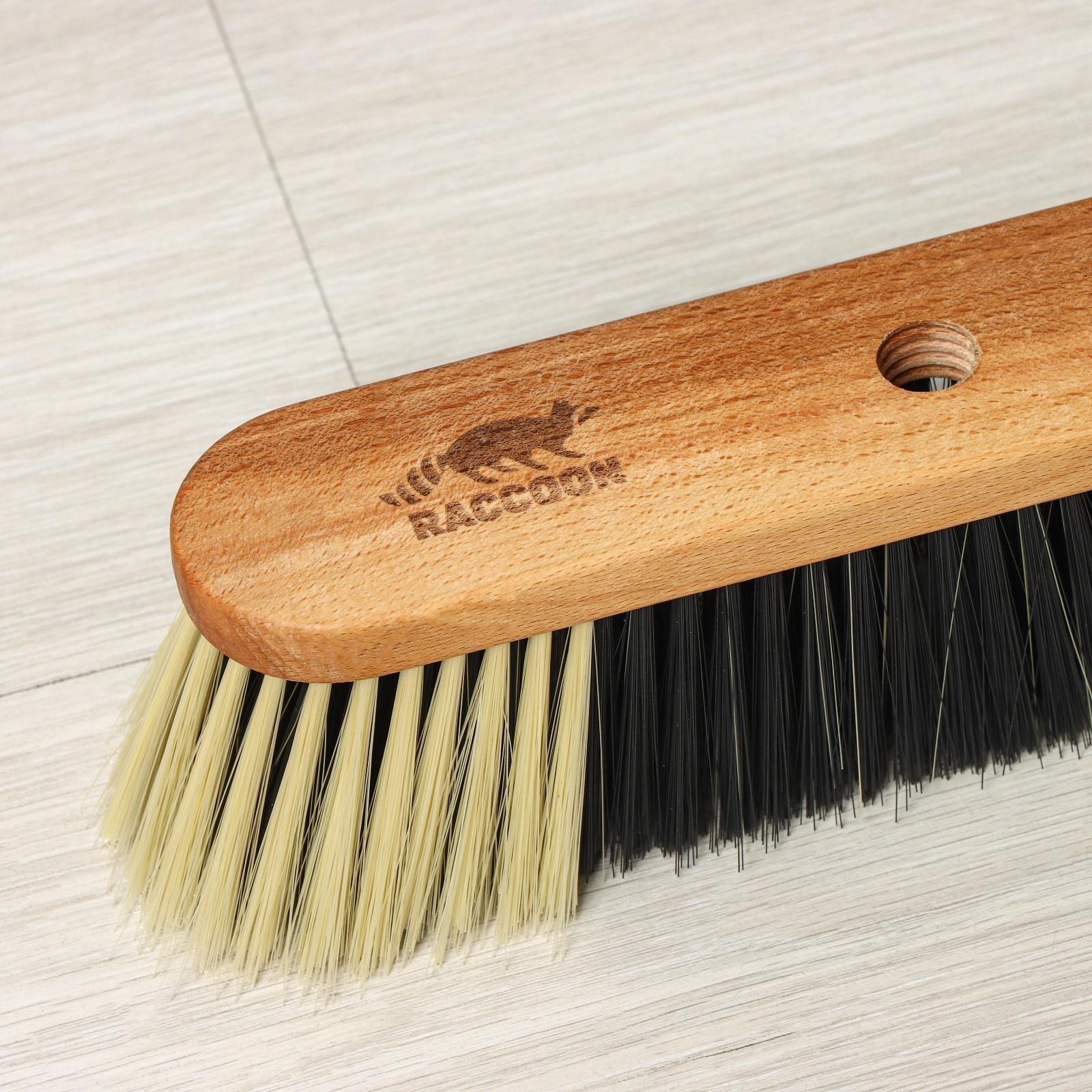 Щётка для пола Raccoon, 28×6×1,6 см, 174 пучка, искусственная щетина
