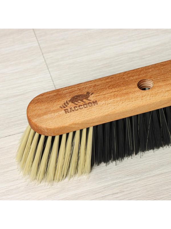 Щётка для пола Raccoon, 28×6×1,6 см, 174 пучка, искусственная щетина