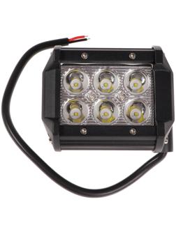 Светодиодная фара Вымпел CL-18W-S, дальний свет, 6 диодов, 18 Вт