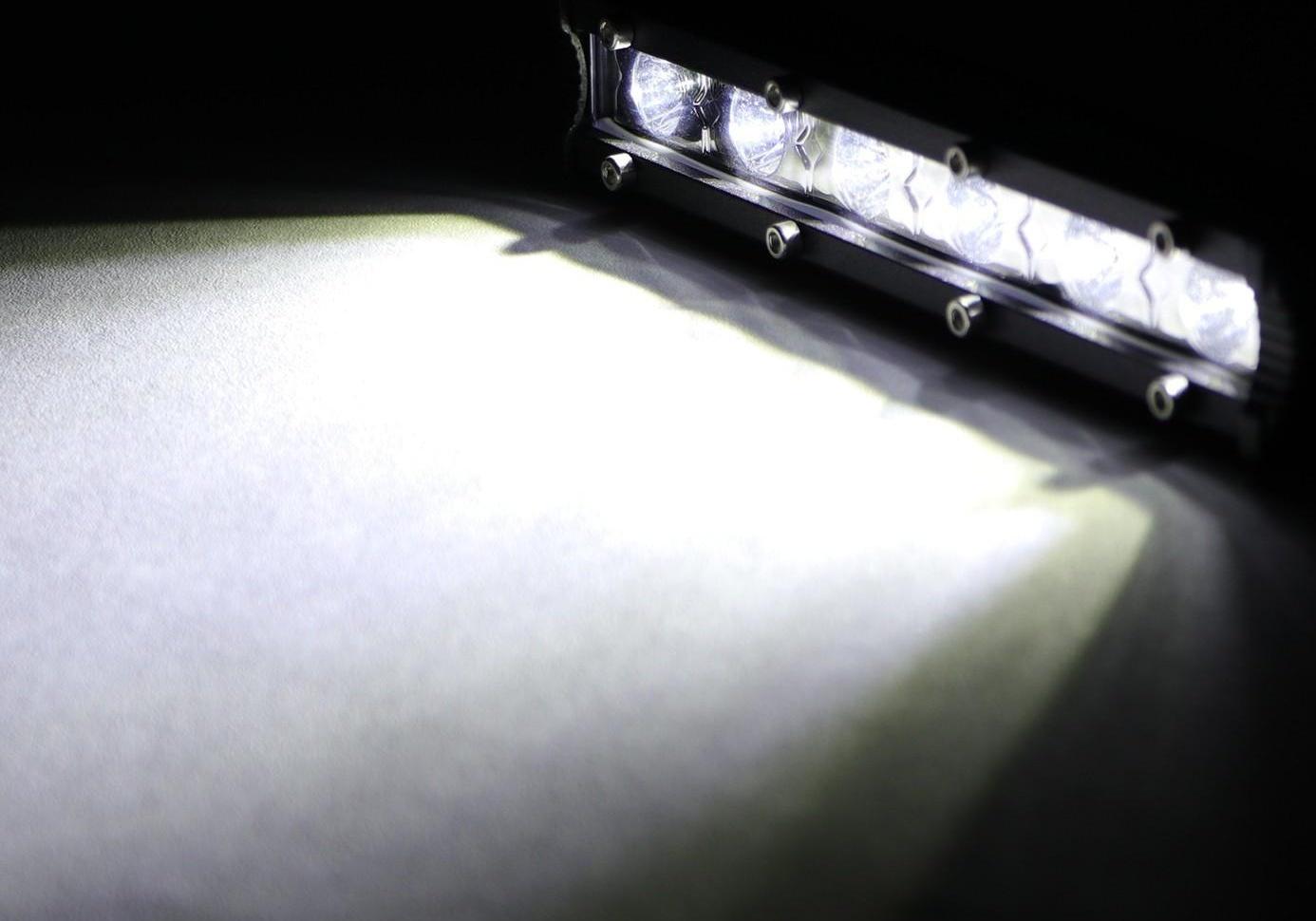 Светодиодная балка Вымпел LF-18-S, дальний свет, корпус металл, 6 LED, 18 Вт