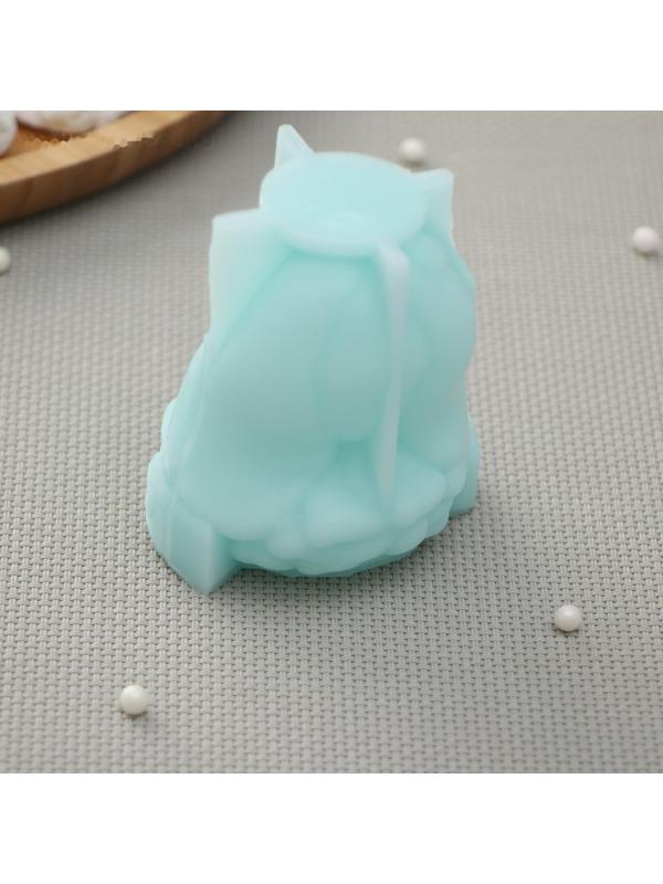 Силиконовая форма «Зайка в платье», 5,5×4,8×6,7 см, цвет бирюзовый