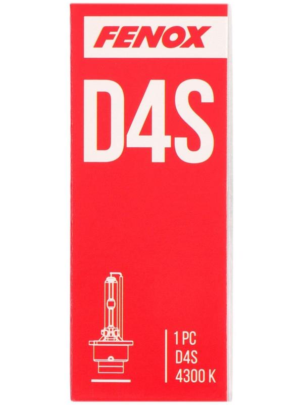 Ксеноновая лампа FENOX автомобильная, универсальная, D4S, 4300 K, BX1600