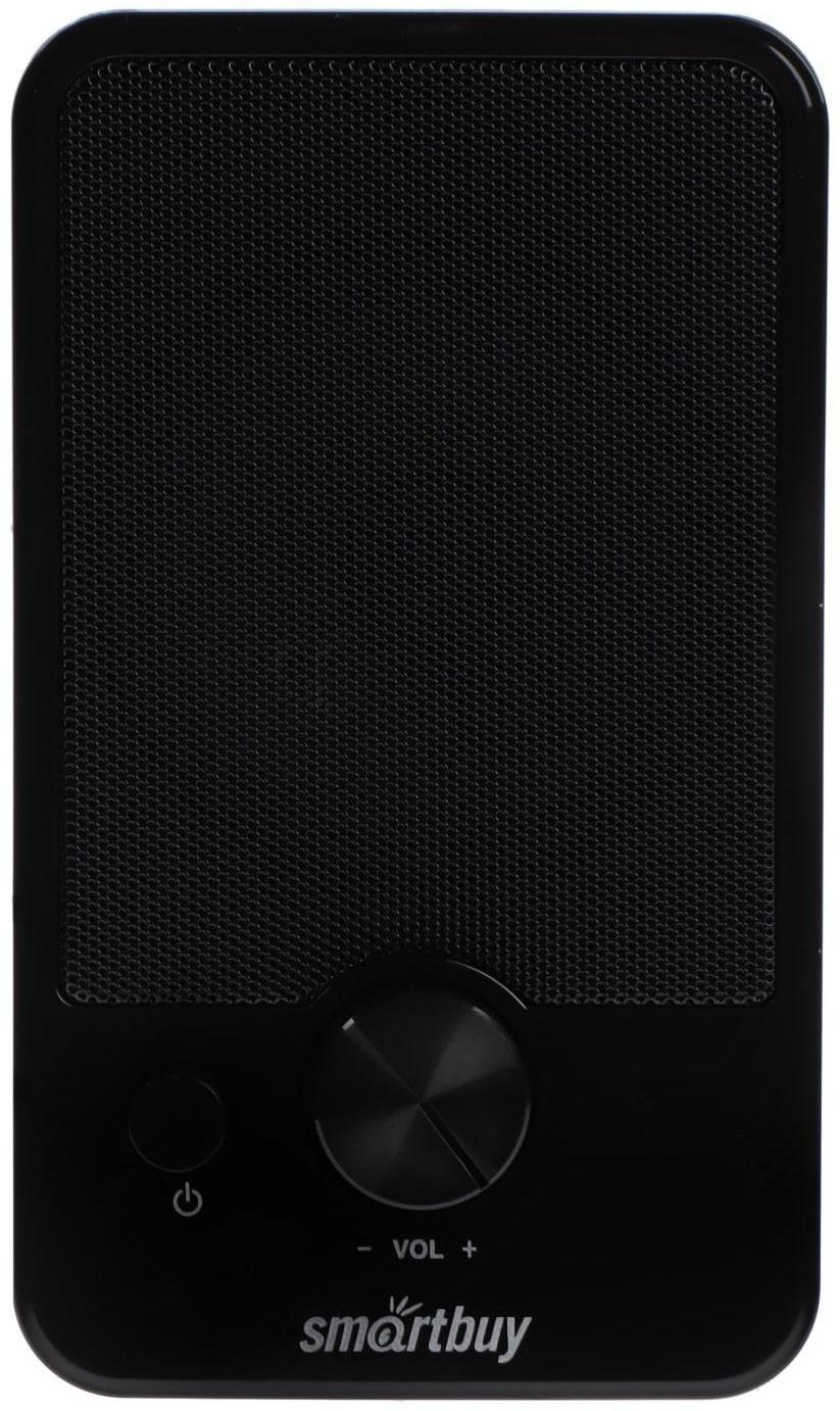 Компьютерные колонки 2.0 SmartBuy W30, 6 Вт, USB, чёрные