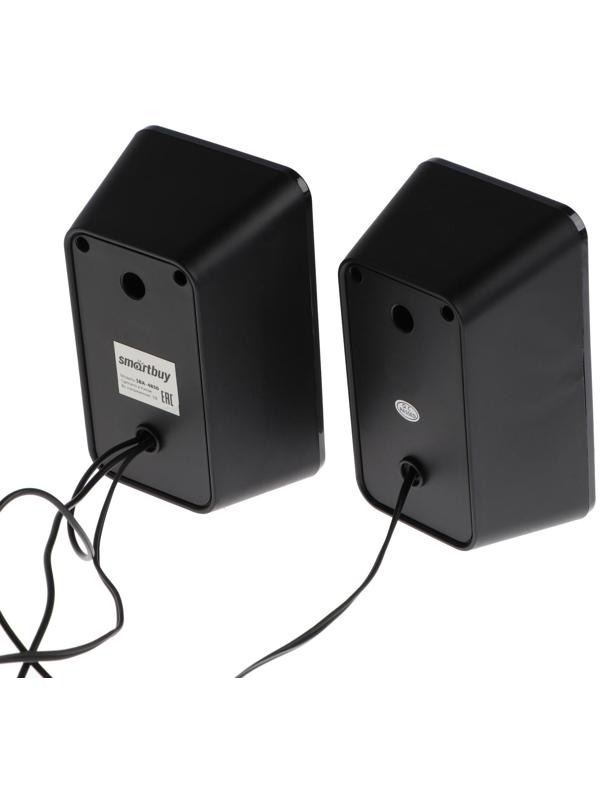 Компьютерные колонки 2.0 SmartBuy W30, 6 Вт, USB, чёрные