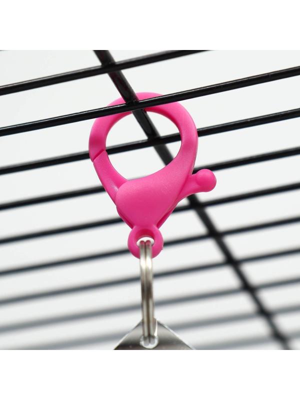 Игрушка-качели для птиц с зеркалом и колокольчиками 