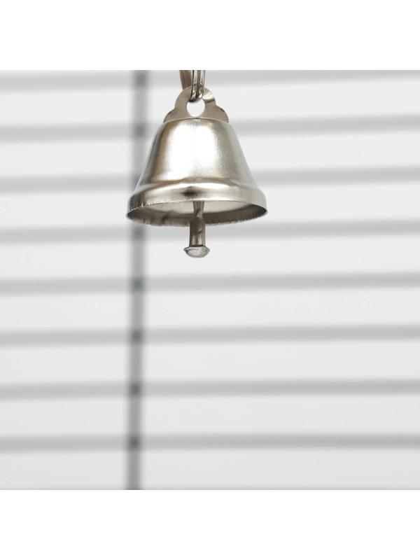 Игрушка-качели для птиц с зеркалом и колокольчиками 