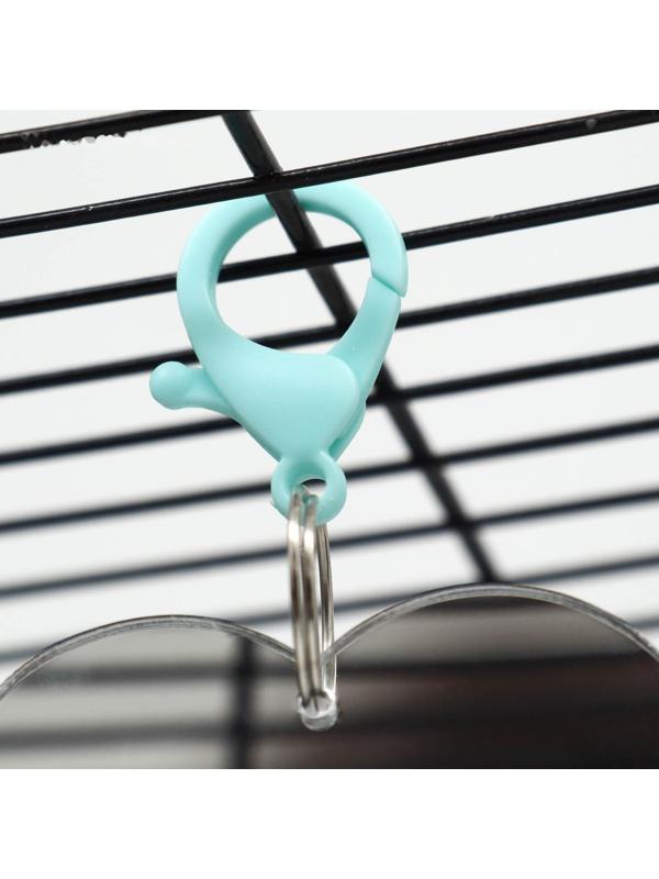 Игрушка-качели для птиц с зеркалом и колокольчиками 