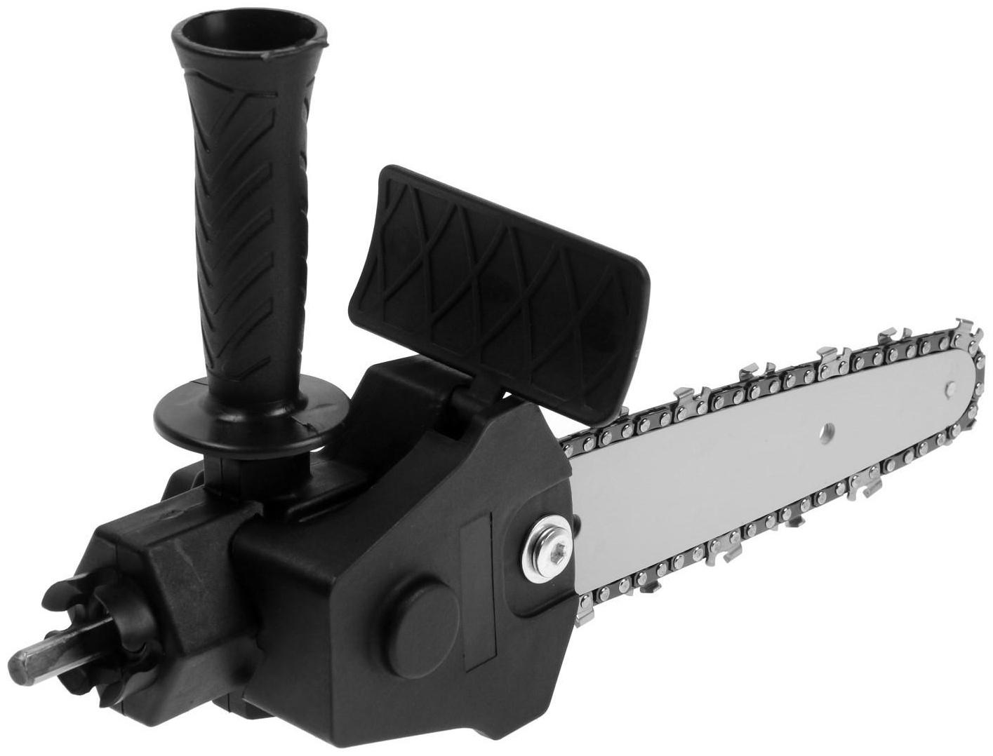 Насадка для дрели ТУНДРА, цепная пила, 150 мм, 1/4