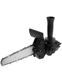 Насадка для дрели ТУНДРА, цепная пила, 150 мм, 1/4