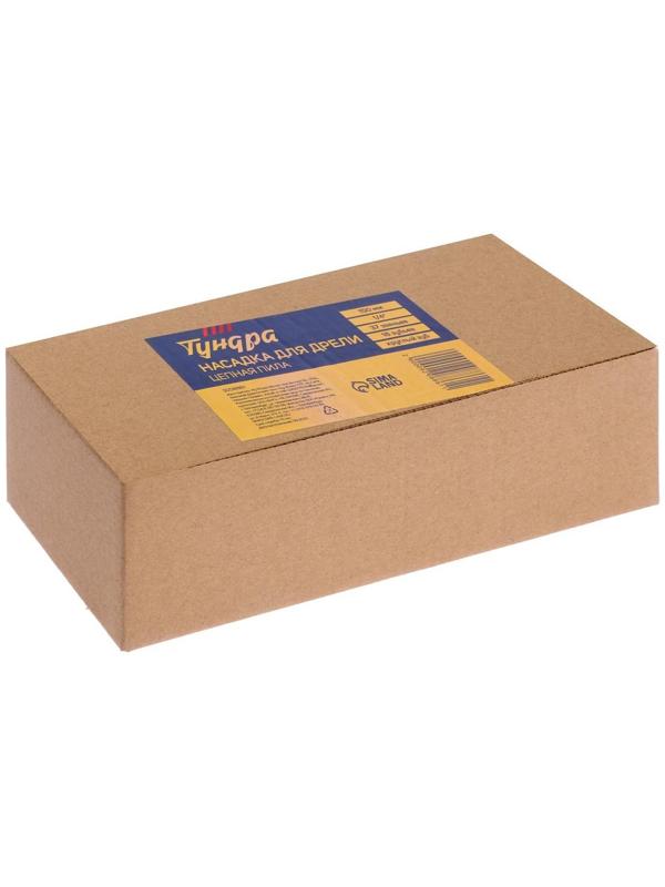 Насадка для дрели ТУНДРА, цепная пила, 150 мм, 1/4