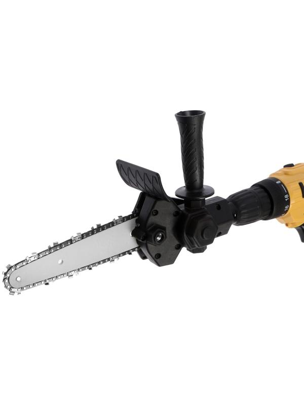 Насадка для дрели ТУНДРА, цепная пила, 150 мм, 1/4