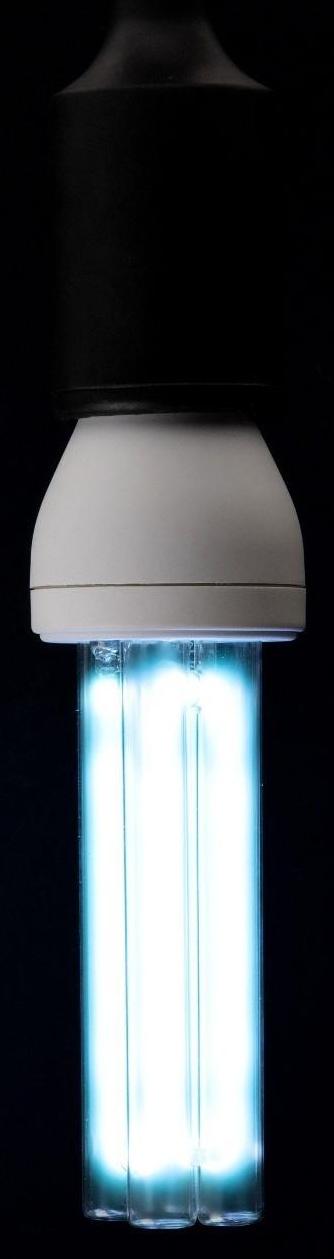 Лампа ультрафиолетового света, Е27, 15 Вт, 220 В, озонирование, до 27 м2