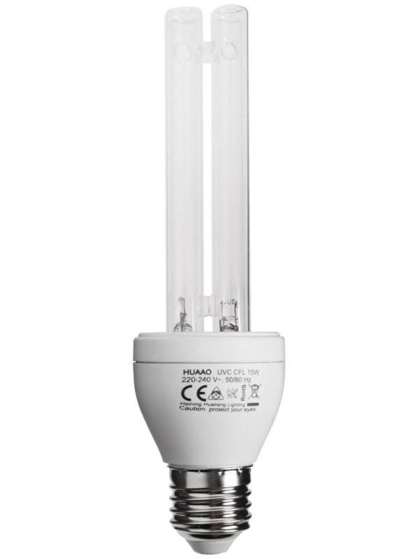 Лампа ультрафиолетового света, Е27, 15 Вт, 220 В, озонирование, до 27 м2